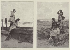 Idyllen aan zee door Hector Caffieri